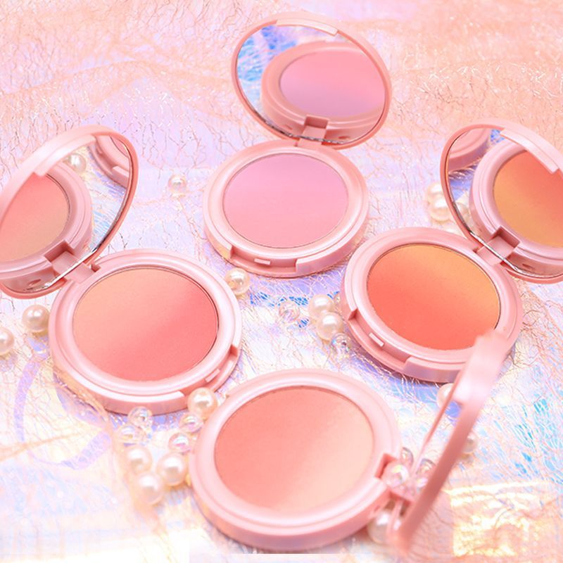 Makeup NOVO5259 Sweet Pink Gradient Blush Nude Makeup Natural Good Color Waterproof Rouge Blush Palette