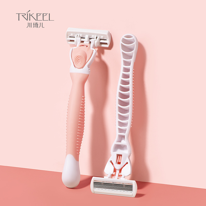 Ms. Chuanqi'er's special 6-layer shaver, armpit hair private part shaver, leg hair removal knife, epilator