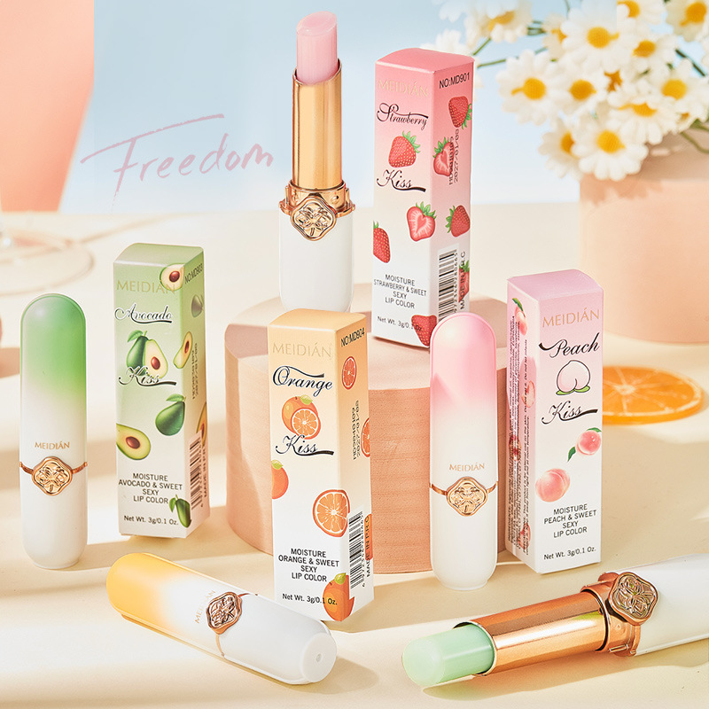 [Exclusively for foreign trade] Meipoint Moisturizing High Moisturizing Lip Lightening Lip Care Warm Changing Lipstick Lip Balm
