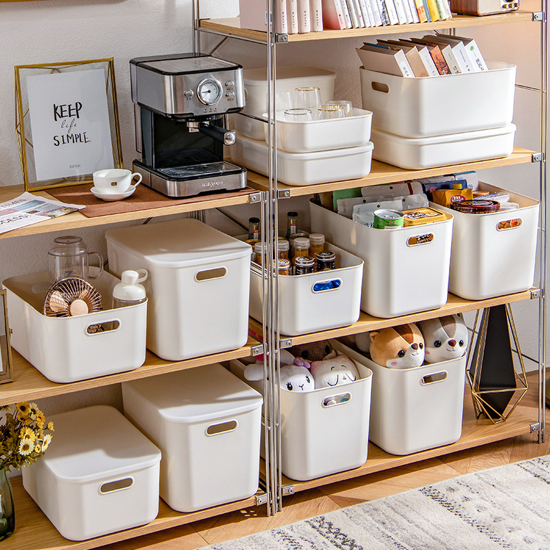 ZT3050 storage box desktop with lid sundries snacks cosmetics storage basket storage box clothing toy storage box