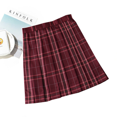 Japanese College High Waist Plaid Sand & Hua Ge Skirt JK Uniform Skirt Skirt Pleated Skirt Pleated Skirt School Uniform