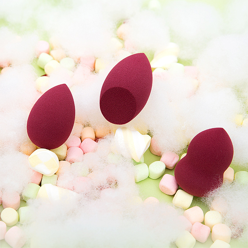 Jusoft’s ten years of craftsmanship Christmas burgundy series beauty egg drop/gourd/oblique cut/triple cut