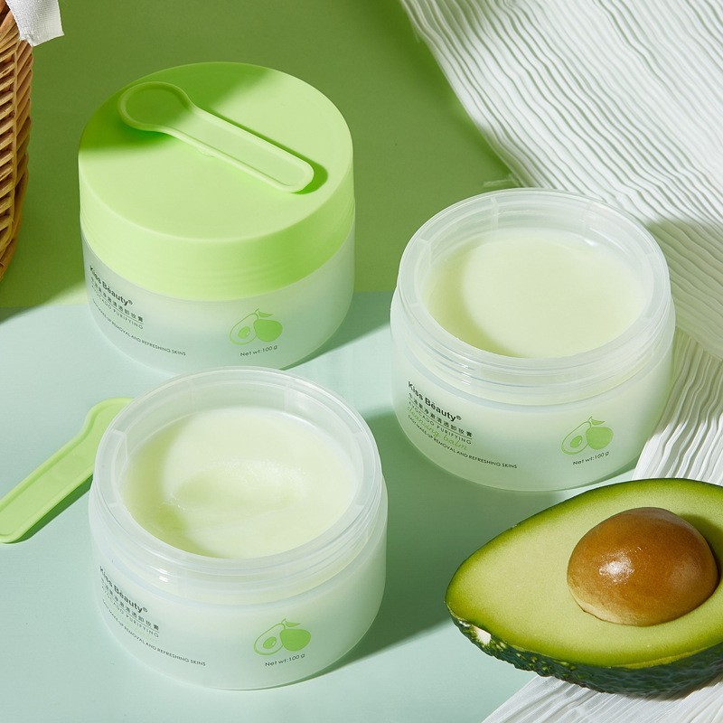 kiss beauty avocado cleansing cleansing balm three-in-one gentle cleansing cleansing oil for lips and face