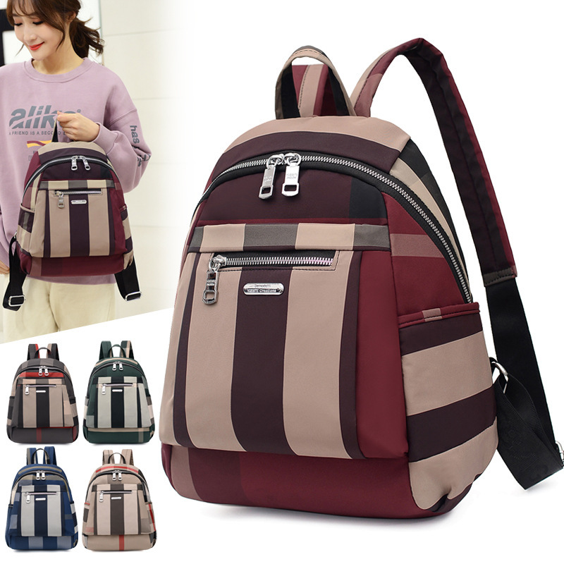 Yuest Nylon Backpack New Oxford Cloth Small Backpack Women's Versatile Fashion Backpack Mommy Bag Casual Bag