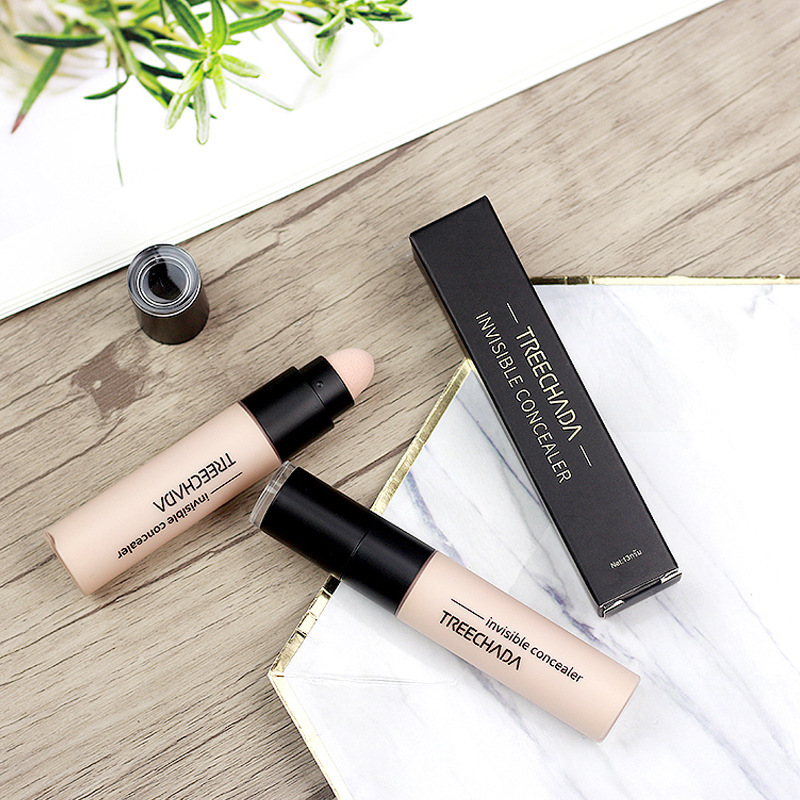 General Trade Thailand TREECHADA Traceless Concealer Covers Spots, Eye Circles, and Acne Marks, Brightens Concealer