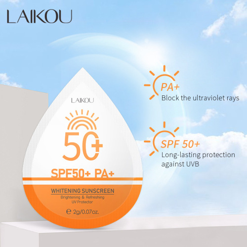 LAIKOU sunscreen 2g Laiko hydrating moisturizing cream wholesale 1 piece cross-border supply shopee joom