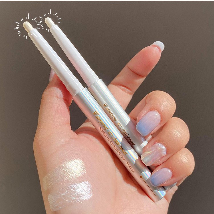 BIJIANG pen maker star diamond bright eye lying silkworm pen pearlescent highlight eye shadow pen contouring shadow waterproof and sweat-resistant 8926
