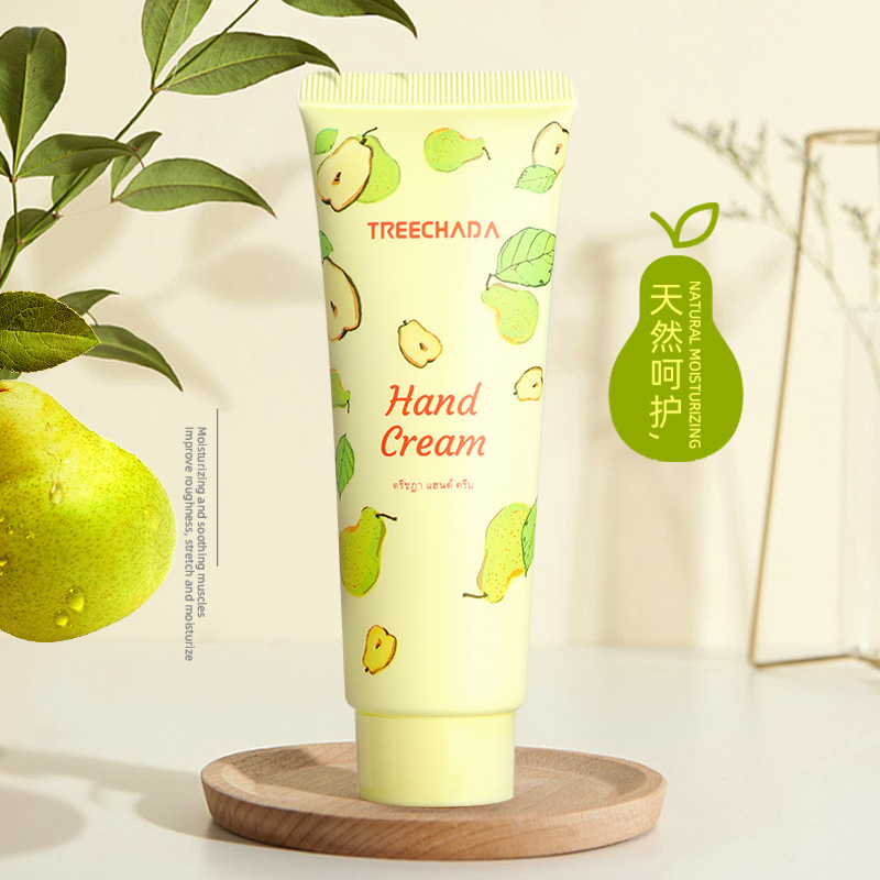 Thailand TREECHADA honey pear hand cream prevents dryness, moisturizes, non-greasy and improves roughness