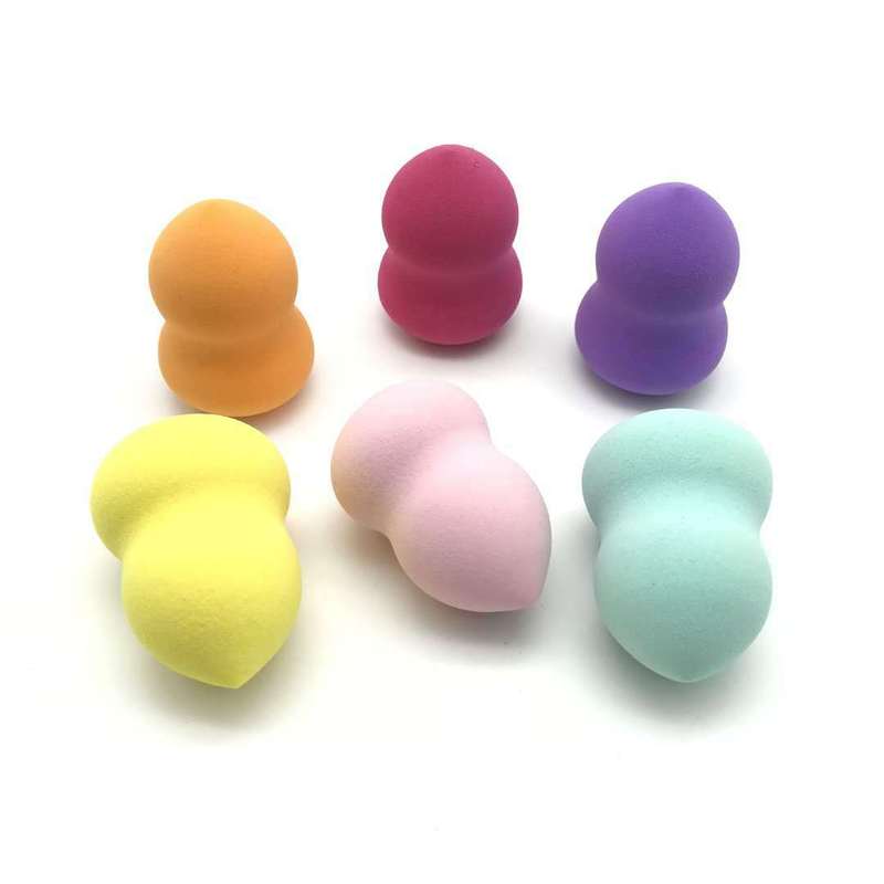 Gourd-shaped drop-shaped beveled beauty egg puff