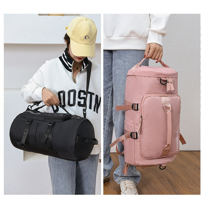 Travel bag for men and women with large capacity when going out to store luggage handbag dry and wet separation fitness bag mountaineering backpack