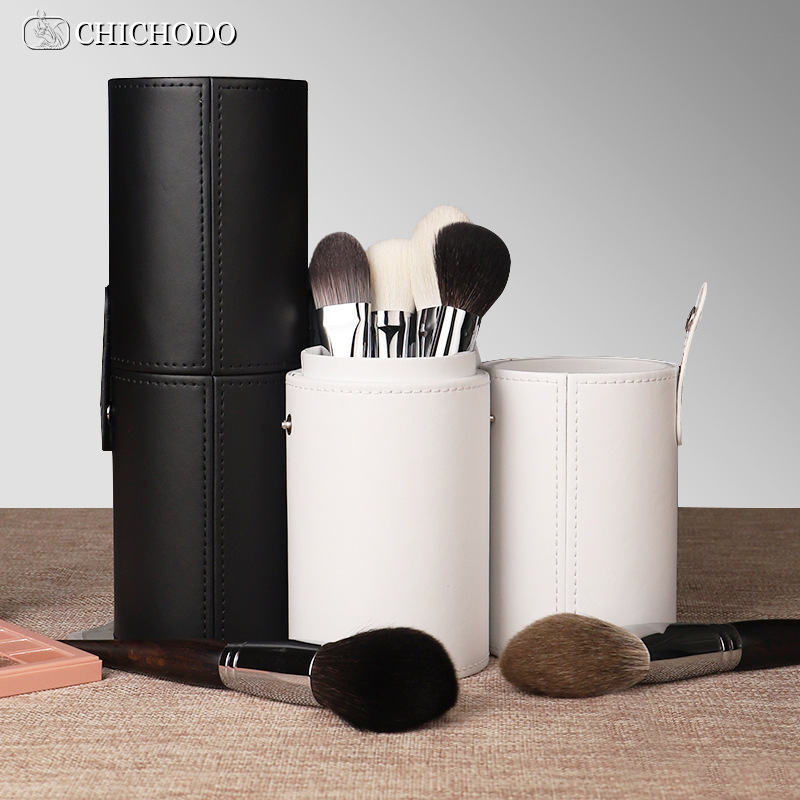 Portable makeup brush barrel storage barrel brush barrel with cover wind brush barrel dust-proof standing extra large capacity eyebrow pencil barrel