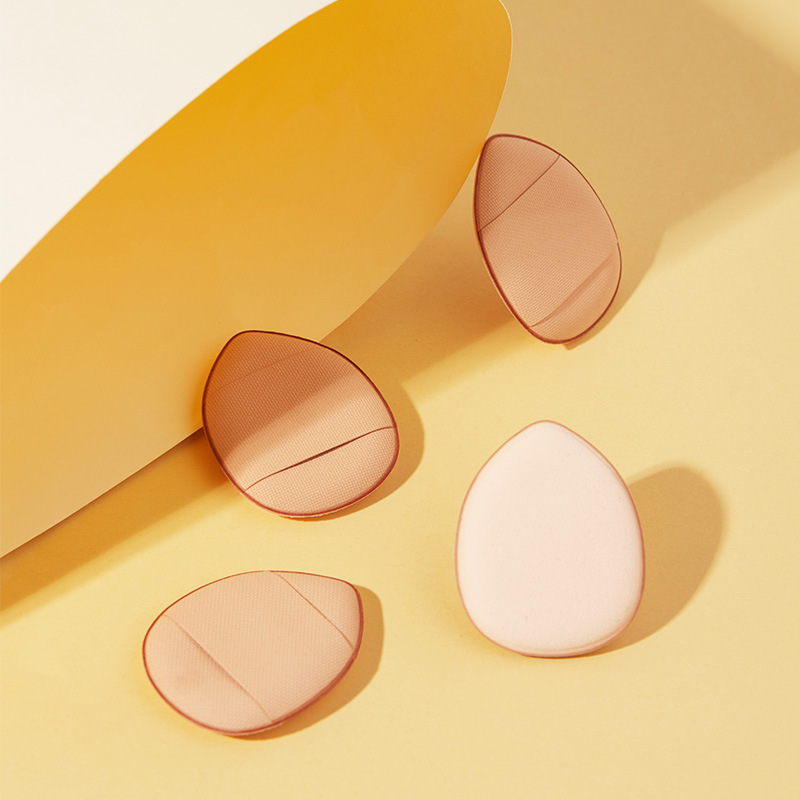 Gemeng water drop finger powder puff polyurethane material sponge wet and dry concealer does not eat powder mini fingertip powder puff