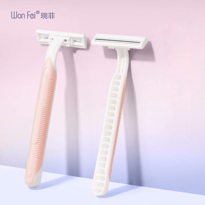 Wanfei Shaving Knife Women's Shaving and Depilation Knife Underarm Hair Private Part Hair Removal Device Manual Leg Hair Removal 1 Single Pack