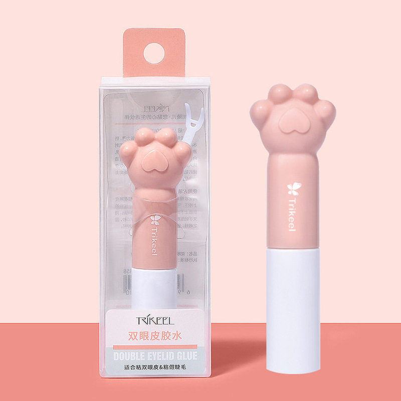 Chuanqi'er false eyelashes glue women's invisible natural traceless long-lasting double eyelid adhesive paste styling cream quick-drying glue