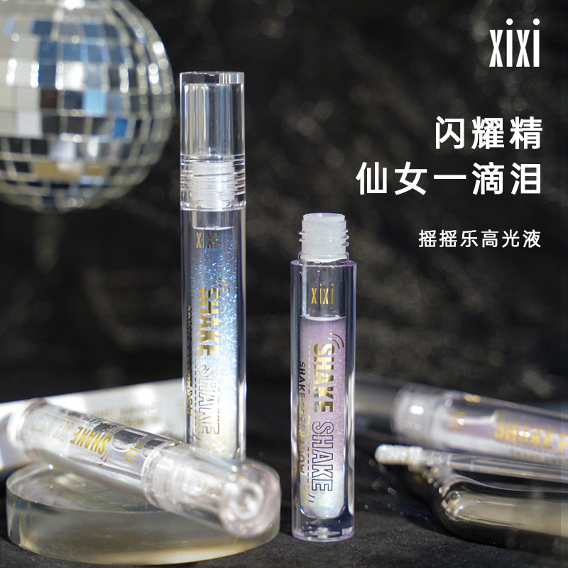 xixi rocking water light diamond tear drop liquid eye shadow sparkling fine shimmering pearl silkworm pen brightens single color