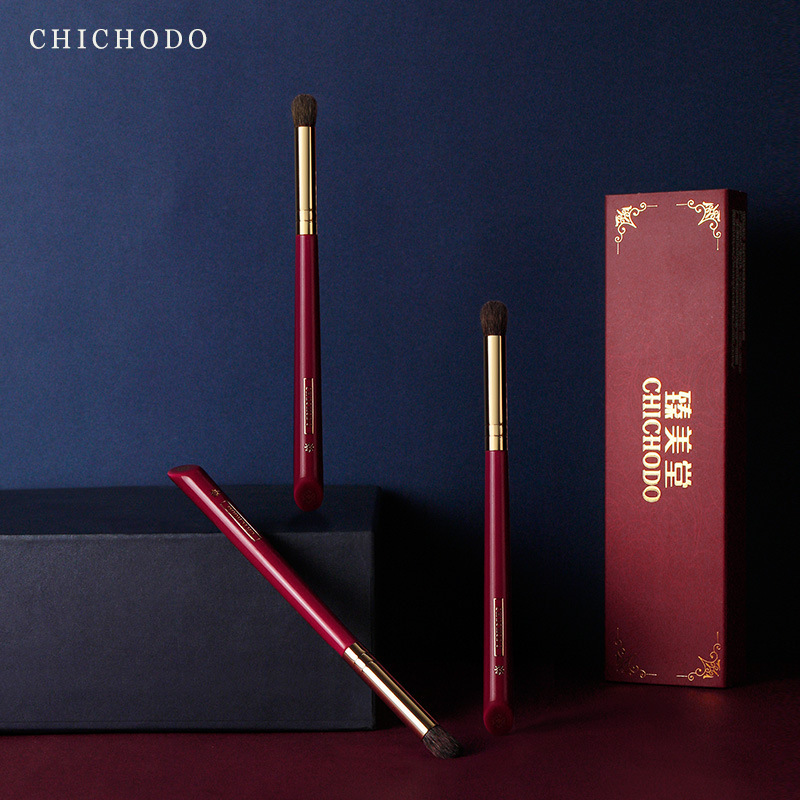 Cangzhou Zhenmeitang high-end solid wood animal hair beauty tools Ximei series round head dizzy makeup brush