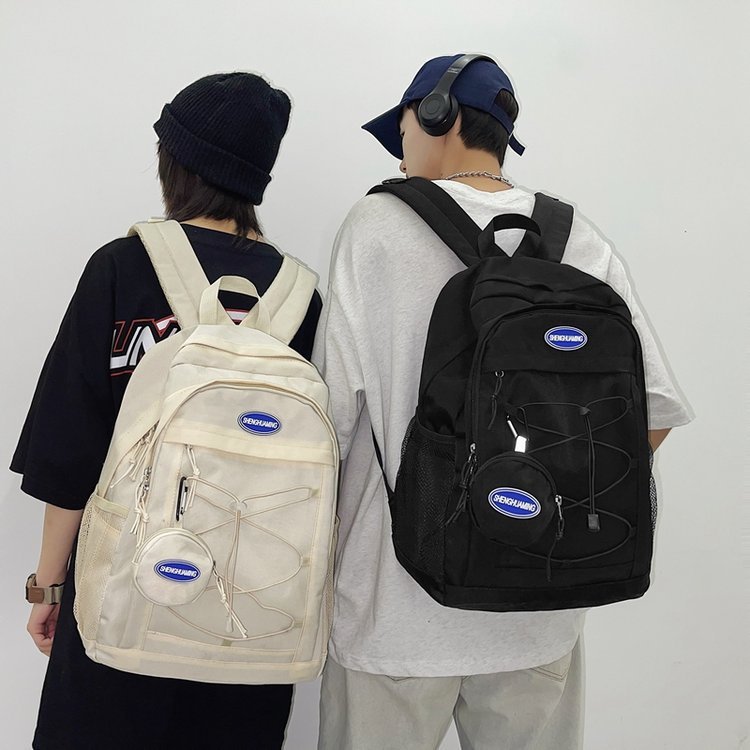 Schoolbags for women Japanese ins Harajuku workwear trend brand personality contrasting letters high school students large capacity backpack
