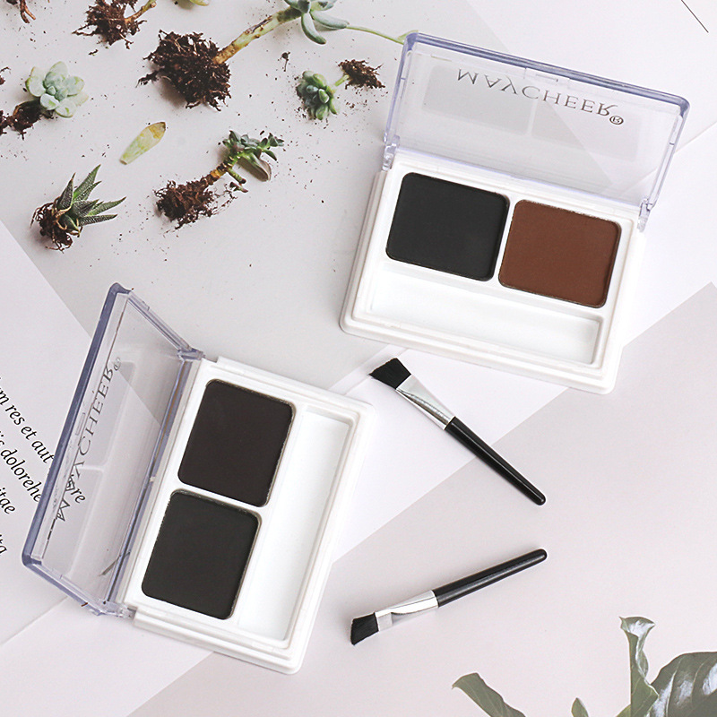 MAYCHEER Meixier two-color eyebrow powder dyed eyebrow powder and eyebrow cream waterproof and sweat-proof easy to color 324