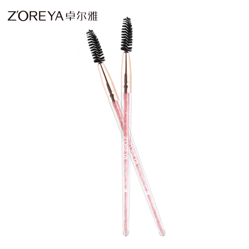 ZOREYA Single Concealer Brush Eyebrow Brush Wholesale Beauty Tools Makeup Lip Brush Plastic Handle Drilled Eyelash Brush