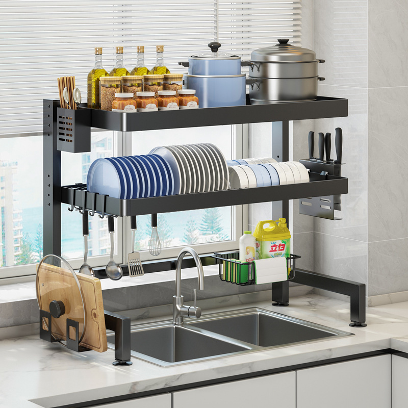 Kitchen sink rack countertop multifunctional dish storage rack sink sink dish rack dish drainer rack