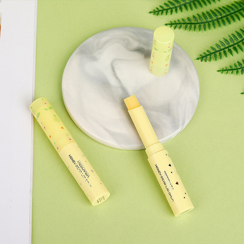 Thailand TREECHADA Honey Pear Color Changing Lipstick Lightens, Warms, Moisturizes and Gentle Repairs