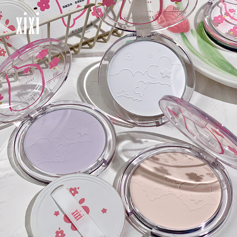 xixi Beautiful Clear Mist Concealer Powder Setting Makeup Concealer Long-lasting Clear Skin Microdermabrasion Matte Brightening Soft Focus Loose Powder