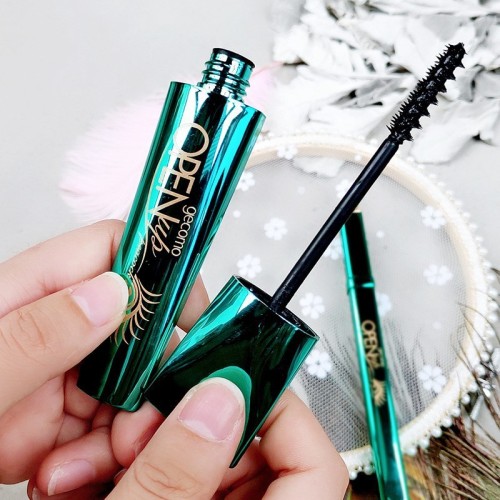 Gemeng 4D Peacock Mascara 360-degree curling waterproof, sweat-proof, non-adhesive, naturally long and non-smudged makeup