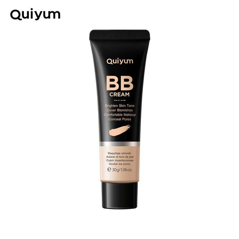 temu cross-border QUIYUM BB cream wholesale (tube) 30g moisturizing concealer and soft skin