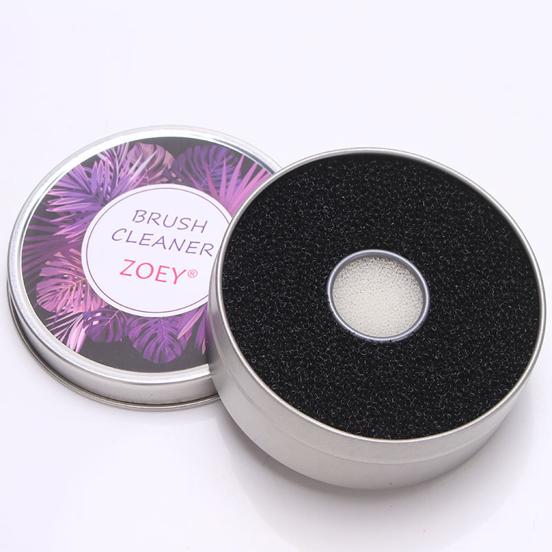 Shiyu zoey makeup brush washing makeup brush cleaning iron box washing sponge cleaning sponge