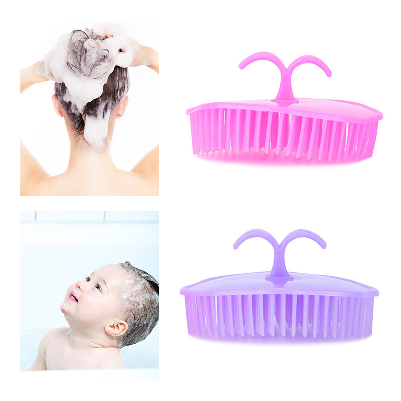 Soft bristle shampoo brush scalp cleaning brush bath massage brush shampoo tool home hairdressing