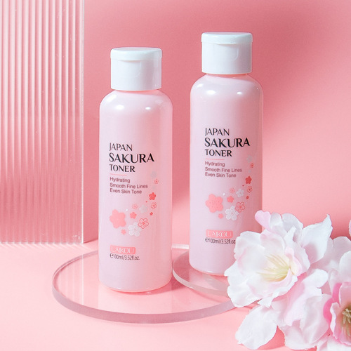 LAIKOU Japanese Sakura Toner 100ml Moisturizing Toner Skin Care Products