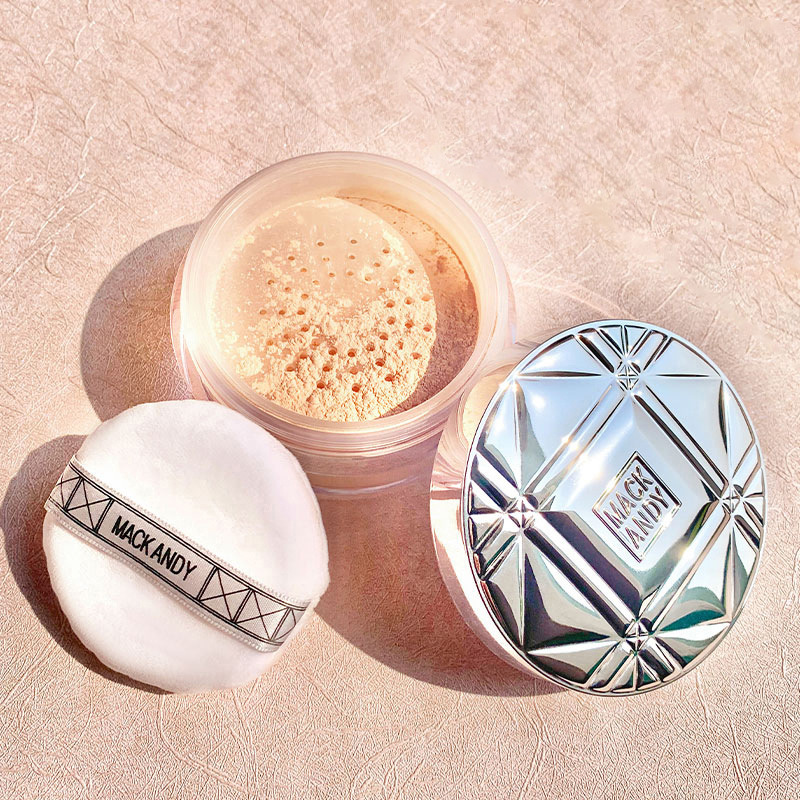 Marco Andy Gel Lightweight Refreshing Loose Powder Moisturizing Waterproof Clear Brightening Concealer Setting Powder Honey Powder Beauty Makeup