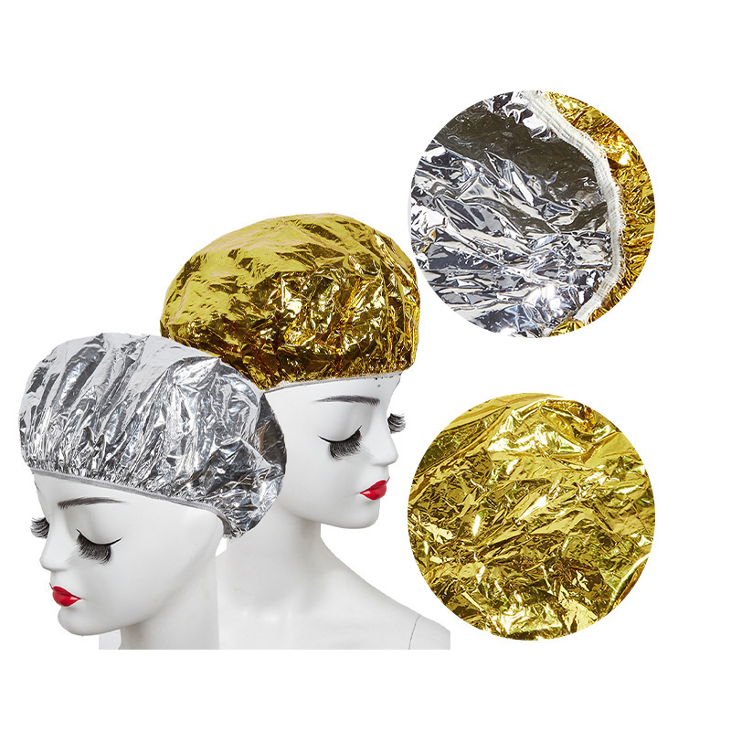 Disposable oil-dyed hair, steam-free, unplugged, scalp protection, tinfoil hair mask cap, temperature-sensitive aluminum foil constant temperature evaporation cap