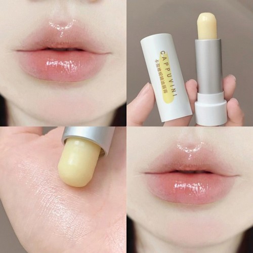Cappuvini essential oil lip balm hydrating, moisturizing, diluting lip lines lipstick base lip care lip balm