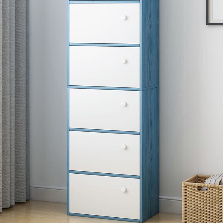 Simple bookcase floor-standing wall-mounted living room storage rack bedroom storage rack storage cabinet simple modern office