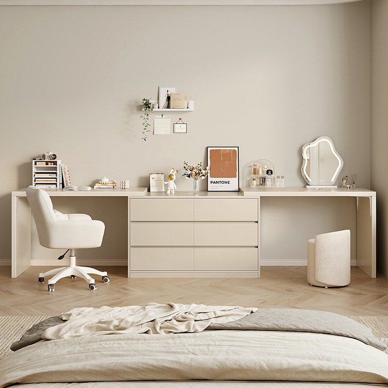 Dresser, drawer and cabinet integrated bedroom, simple modern desk, dresser, make-up cabinet, bedside cabinet, computer table, make-up table