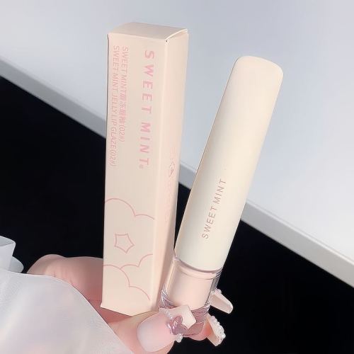 SWEETMINT lip jelly glaze brightens complexion, moisturizes and moisturizes lips, easy to color, non-stick glass mirror feel