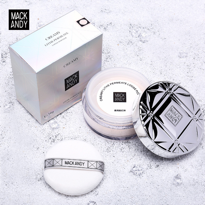 Marco Andy Loose Powder Gel Light Refreshing Powder Moisturizing Waterproof Oil Control Brightening Setting Powder MK037