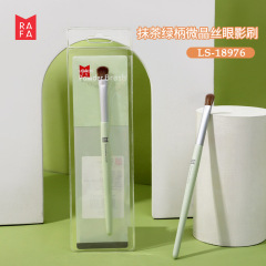 Lafa matcha green single eye shadow brush microcrystalline silk soft bristles contouring and blending eye makeup brush LS-18976