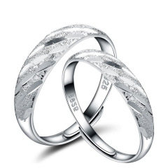 Wedding rings for men and women, couple dragon and phoenix ring, Thai silver open pair ring ring, Valentine's Day gift engraving