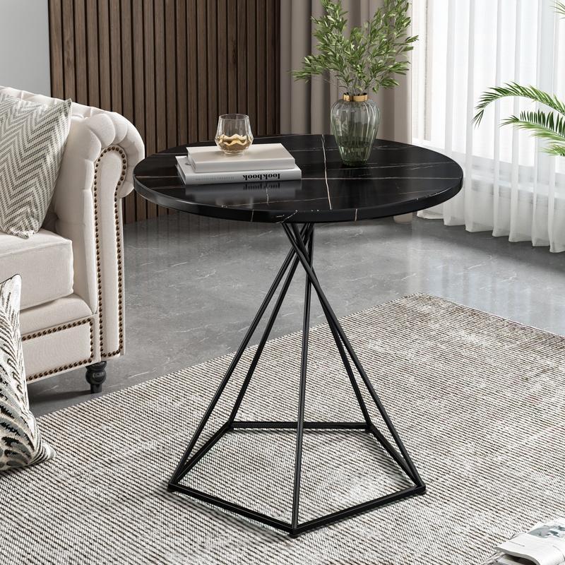Coffee table small table living room home Italian small side table simple modern small apartment sofa side table mini small round table
