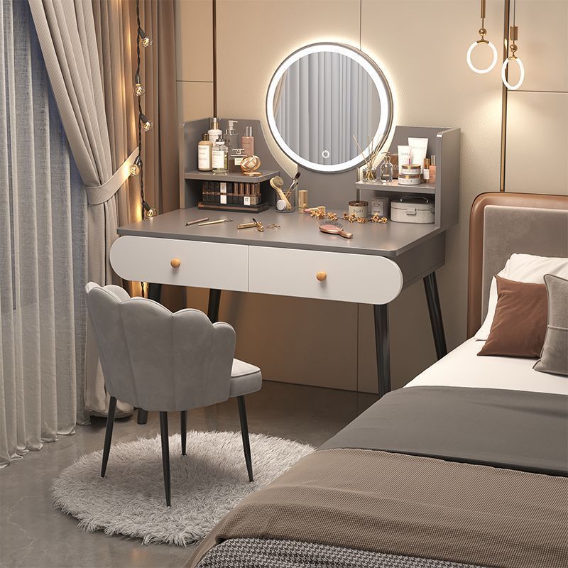 Dressing table bedroom modern simple small dressing table mirror small apartment dressing cabinet internet celebrity master bedroom girl dressing table