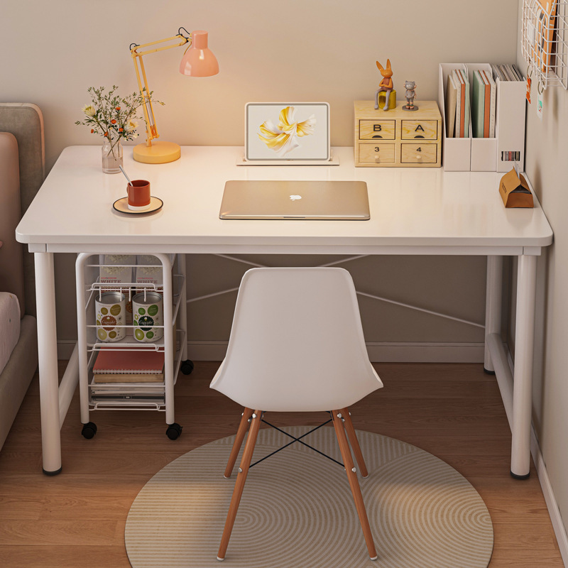 Table girls bedroom rectangular table simple rental house white desk simple ins computer table study table