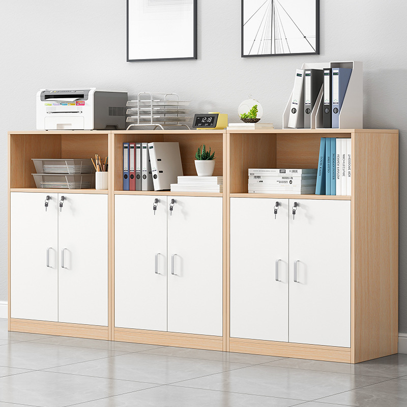 File cabinet office low cabinet with drawers and lock wooden data storage cabinet printer filing cabinet partition side cabinet