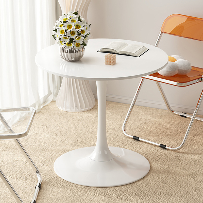 Balcony small round table small table tea table living room home leisure small apartment simple internet celebrity table and chairs side table coffee table