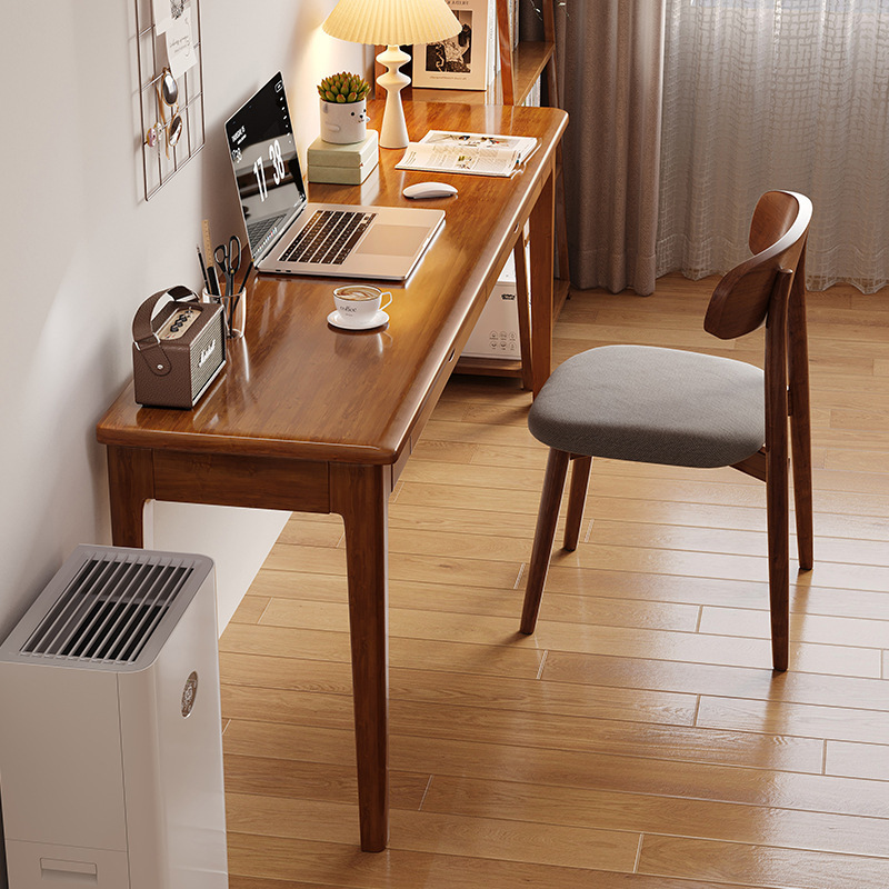 Desk home girl's bedroom long table simple rental house long table against the wall workbench balcony narrow computer table