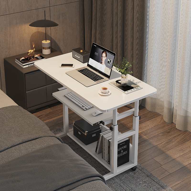 Bedside table movable lift computer table home bedroom desk simple student dormitory bed small study table
