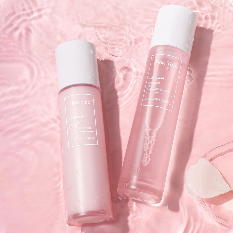 PicoRabbit Camellia Clear Balancing Essence Water Milk Toner Moisturizing Shrink Pores Lotion Wet Compress Essence
