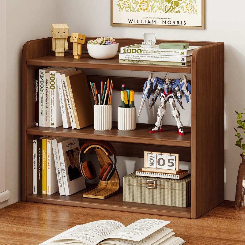 Desktop bookshelf storage rack home desktop storage rack student desk small simple multi-layer bookcase storage