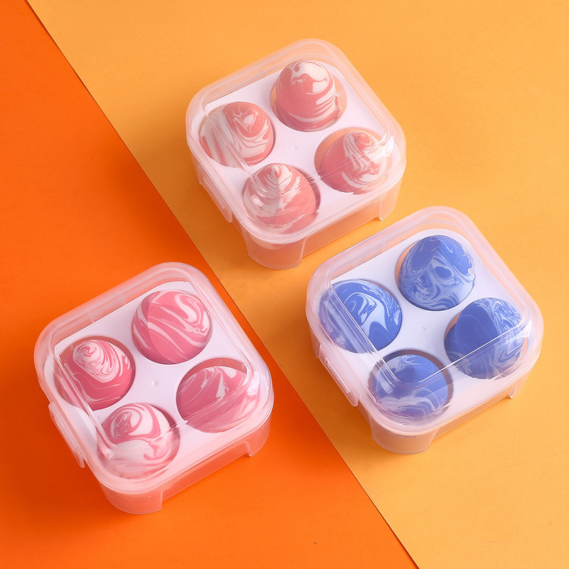 Salmon Beauty Egg makeup egg super soft non-eating sponge egg air cushion powder puff liquid foundation special for dry and wet use